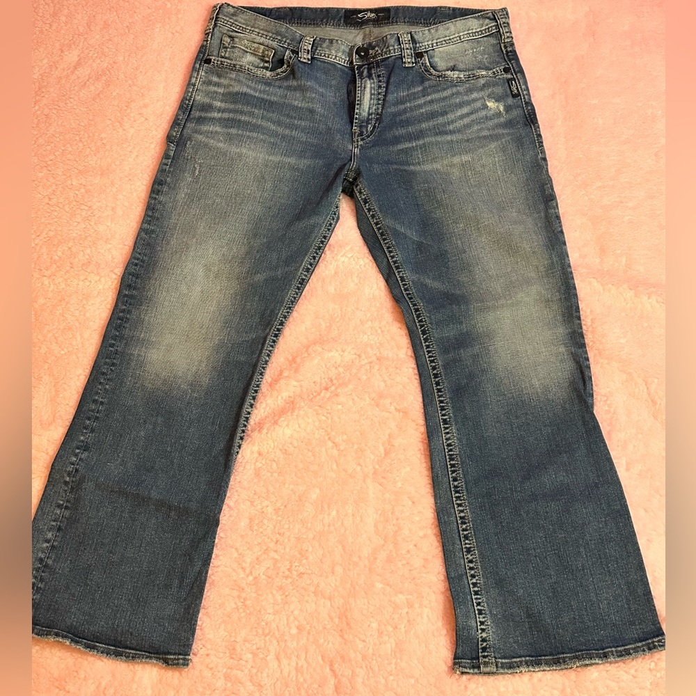 Men’s Silver Jeans
